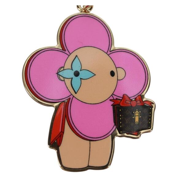 LOUIS VUITTON Monogram Vivienne BFF Christmas Chain Gold M00503 Auth 159921SAM - Picture 3 of 12